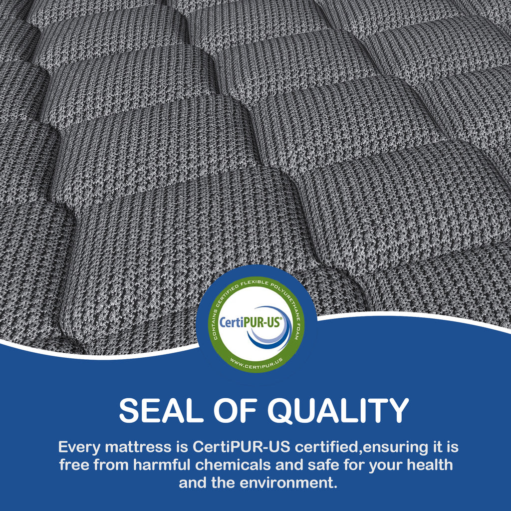 8''/10"/12"/14''Medium Cooling Gel Memory Foam Hybrid Mattresses In A Box With Certipur-US