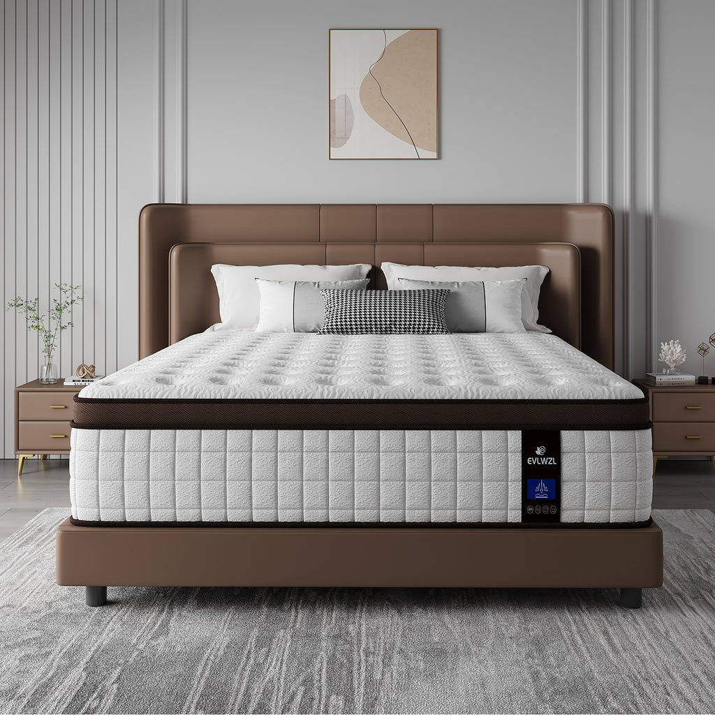 Medium Bamboo Cooling Memory Gel Foam Mattress With Charcoal