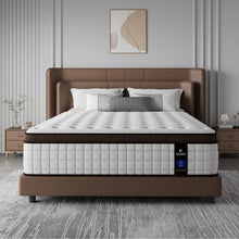 Load image into Gallery viewer, Medium Bamboo Cooling Memory Gel Foam Mattress With Charcoal