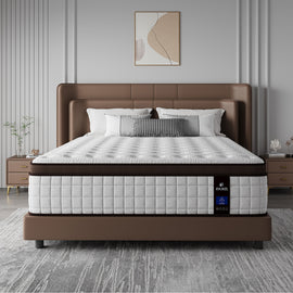 Medium Bamboo Cooling Memory Gel Foam Mattress With Charcoal