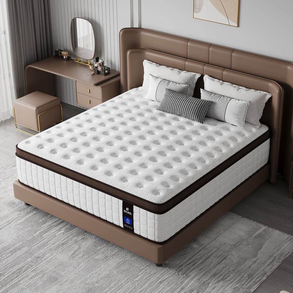 Medium Bamboo Cooling Memory Gel Foam Mattress With Charcoal