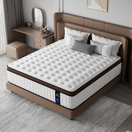 Medium Bamboo Cooling Memory Gel Foam Mattress With Charcoal