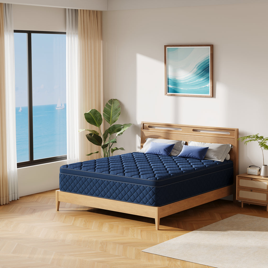 12'' King Medium Hybrid Mattress, CertiPUR-US, OEKO-TEX Certified